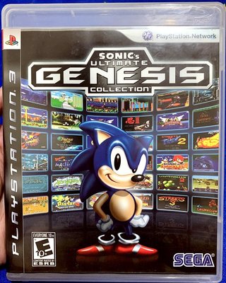 幸運小兔 PS3 SEGA 經典遊戲合輯 英文美版 Sonic's Ultimate Genesis