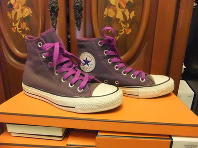 Converse ALL STAR 深紫色 高筒 帆布鞋