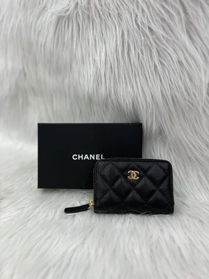 Chanel 香奈兒 AP0216 荔枝皮 零錢包 卡包 皮夾 熱門