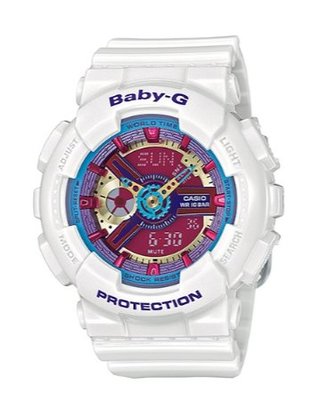 【萬錶行】CASIO BABY-G 繽紛色彩 時尚運動錶 BA-112-7A