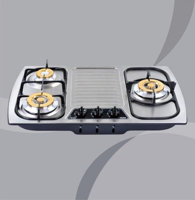 【水電大聯盟 】 HCG 和成 GS303 不鏽鋼 三口 檯面爐  檯面式  瓦斯爐
