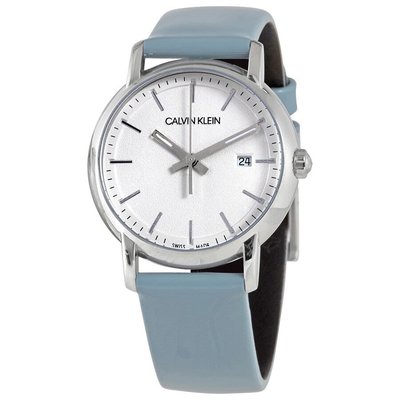 『中美鐘錶』可議價 Calvin Klein CK 女優雅皮帶腕錶(K9H231V6)