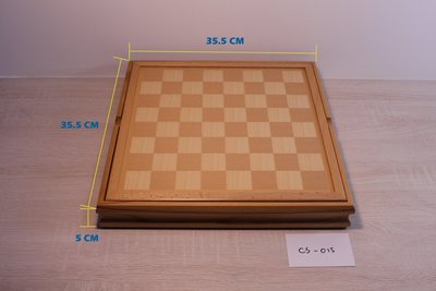 [桌遊] 三用木製西洋棋組 CHESS / BACKGAMMON/CHECKER