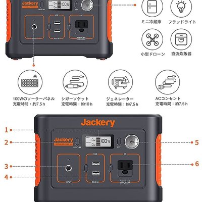 Jackery Explorer 箱儲式行動電源112200mAh/400W PSE認證登山露營戶外