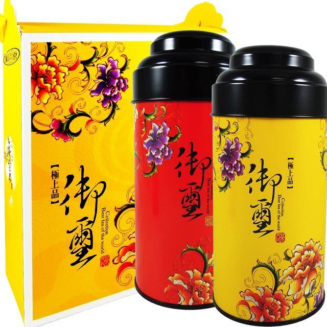 杉林溪極上品烏龍御璽茶葉禮盒2罐組150g/罐【龍源茶品】春茶/高山茶/適合茶几茶具茶壺泡茶