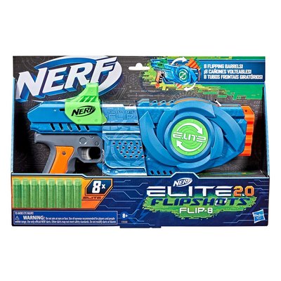 佳佳玩具 --- NERF菁英系列 急速翻轉8射擊器 軟彈槍 狙擊槍 安全子彈 泡棉子彈 吸盤彈【05325722】