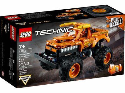 積木總動員 LEGO樂高 42135Tech系列 怪獸卡車-El Toro Loco外盒26*14*9cm247PCS