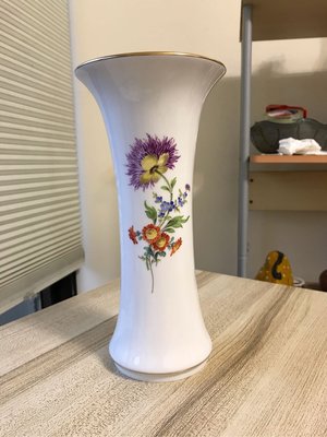 Meissen 德國 麥森 大花瓶 愛買家族 花卉系列 25 二級品（10-7）