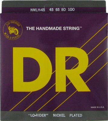 【老羊樂器店】DR NMLH-45 LO-RIDER BASS弦 貝斯弦 4弦 (45-100) 公司貨