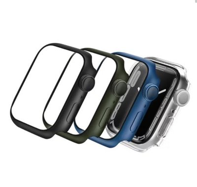 免運 UNIQ Legion Apple Watch 7 曲面鋼化玻璃錶殼 41mm 45mm S7保護殼 手錶保護殼