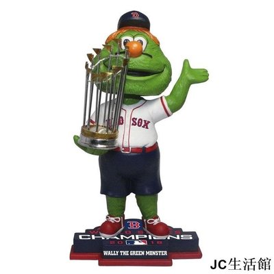 MLB棒球搖頭人偶模型公仔波士頓紅襪吉祥物2018世界大賽獎盃限量 G7TL-雙喜生活館