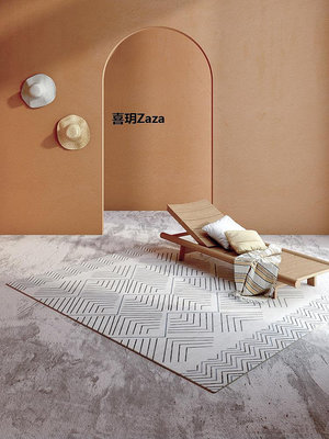 新品Aovoc 摩洛哥客廳地毯臥室家用輕奢簡約條紋現代沙發茶幾床邊地墊