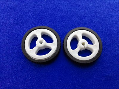 3PI miniQ Arduino 減速電機橡膠輪胎 1組2個 減速電機 馬達 專用輪子 D型軸