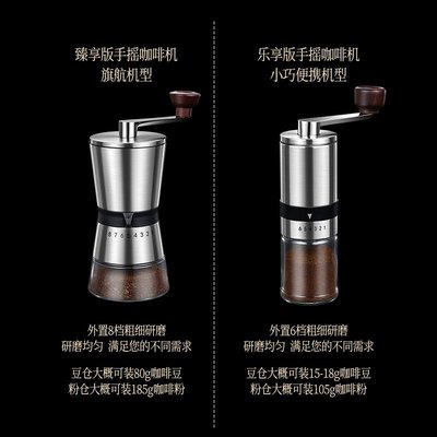 【超夯】德國進口手磨咖啡機咖啡豆研磨器手搖式咖啡磨豆器現磨小型咖啡機