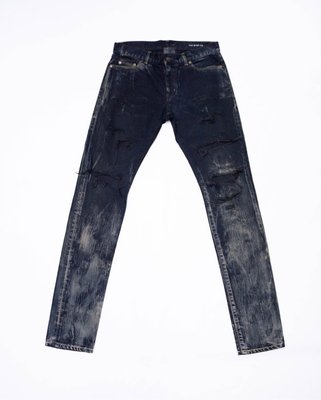 Saint Laurent Destroyed Jeans.（淤泥破壞褲）牛仔褲