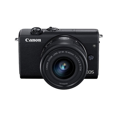 相機鏡頭【自營】canon/佳能 EOS M200 家用入門微單相機 15-45鏡頭套機