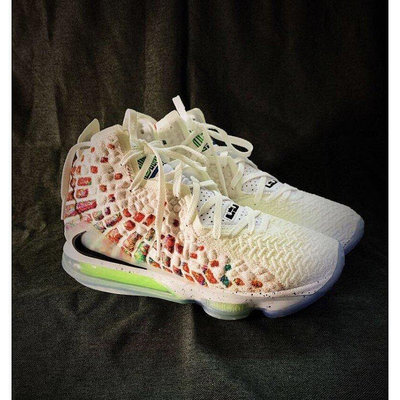 【潮流生活館】耐克Nike LeBron 17 EP 白綠 氣墊 運動 步 現貨 BQ3178-100慢跑鞋
