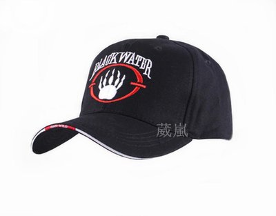 [01] BLACKWATER 棒球帽 黑(cosplay 軍帽 帽子 頭盔 偽裝帽 闊葉帽 登山 牛仔帽 防曬 旅遊