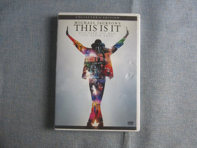 R版  邁克爾杰克遜 MICHAEL JACKSON S THIS IS IT  DVD
