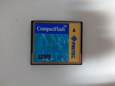 134 （3C）（電腦）（相機）（行動裝置）PRETEC 32MB CF卡 Synnex 記憶卡 聯強標籤 有多片，隨機運送（37）