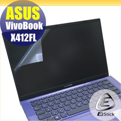 【Ezstick】ASUS X412 X412FL 靜電式筆電LCD液晶螢幕貼 (可選鏡面或霧面)