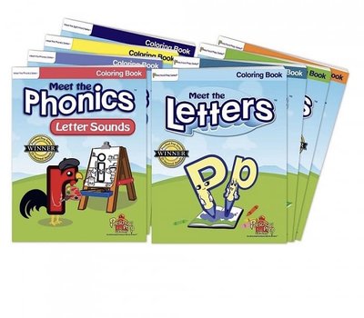 美國【PreSchool Prep】幼兒美語學習 Coloring Books 著色本套組 (八本)