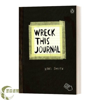 墨香書閣~~Wreck This Journal 做了這本書 何炅推薦 快樂大本營同款 英文版