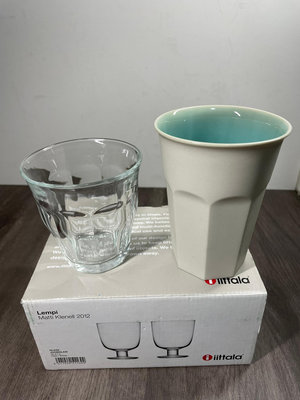 日本回流原盒iittala 玻璃杯➕陶杯 組合