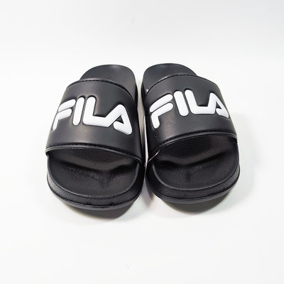 (D3) FILA 斐樂 中大童鞋 運動拖鞋 一片拖 夏天游泳必備 現貨17~24CM 2-S435W-001 [迦勒]