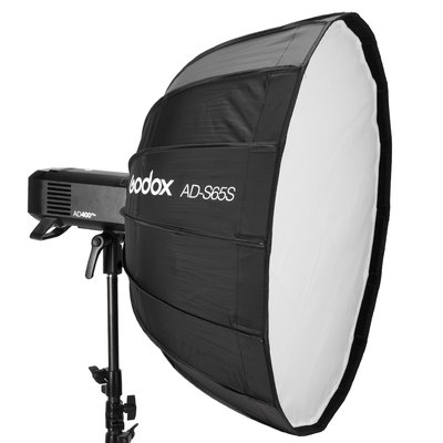 GODOX AD-S65s〔65cm 16片反射面 摺傘式柔光罩〕 AD400 pro/ AD300 pro ML60