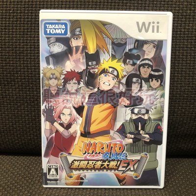 Wii 火影忍者 疾風傳 激鬥忍者大戰 EX Naruto EX 日版 正版 遊戲 35 V111