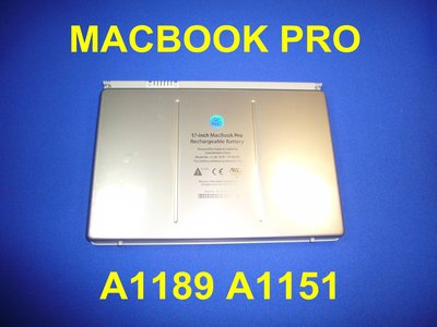 ☆TIGER☆原廠APPLE MacBook Pro 17" A1151 A1189  MA092 MA458 電池