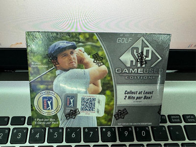 2021 Upper Deck SP Game Used UD SPGU Golf 高爾夫球卡 卡盒