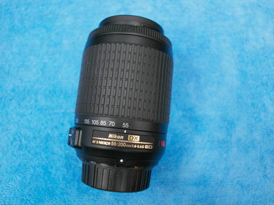 Nikon DX 55-200mm 1:4-5.6 ED 9成5新 單鏡頭 無盒裝