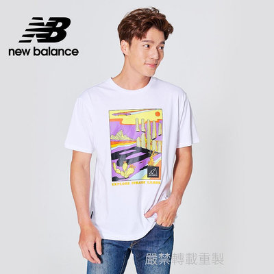 【New Balance】NB短袖上衣_男性_白色_MT21509WT