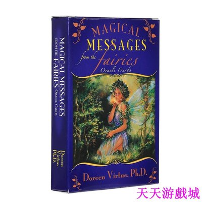 天天游戲城【现货】魔法精靈神諭卡 Magical Messages from Fairies Oracle Cards 英文