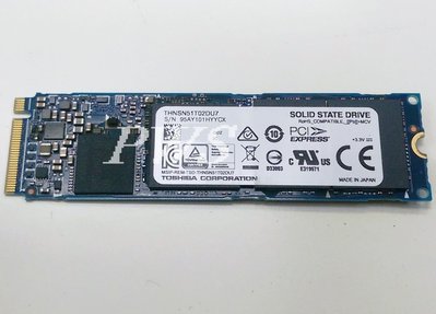 ☆【TOSHIBA 東芝 THNSN51T02DU7 1TB XG3 NGFF M.2 PCI-E3.0x4 SSD】☆
