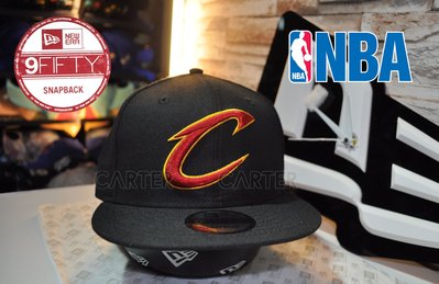 New Era NBA Cleveland Cavaliers C Snapback 克里夫蘭騎士隊C字酒紅黃後扣可調帽
