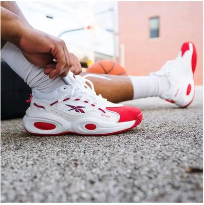 Reebok Solution Mid 籃球鞋 致敬Iverson 1代 白紅配色GY0930。太陽選物社