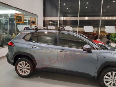 (小鳥的店)豐田 2020-2021 Corolla CROSS 快克 橫桿 跨過原車直桿 車頂架 行李架 附認證