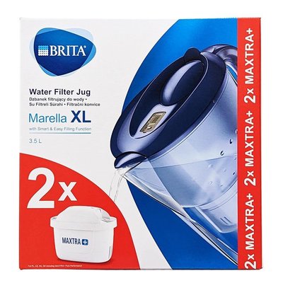 德國 Brita 濾水壺 3.5公升加增2顆蕊芯 ＜一壺2蕊芯＞正品 平行輸入