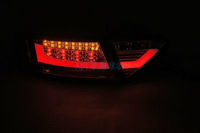 ~~ADT.車燈.車材~~AUDI A5 08 09 10 11 12 光條版 光柱LED紅白尾燈組 LED方向燈