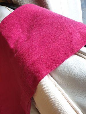 【KIMIKO style】高級色譜系列 勃根地紅 鑽石織紋 山羊絨圍巾 披肩 全新
