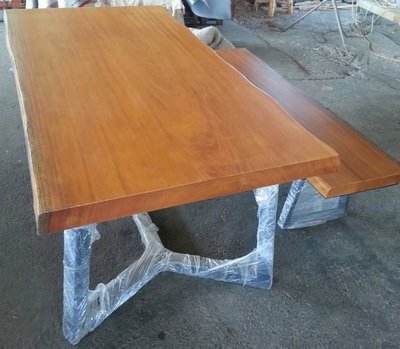 【原味手工家具】黃金木餐桌-台南 原木 家具