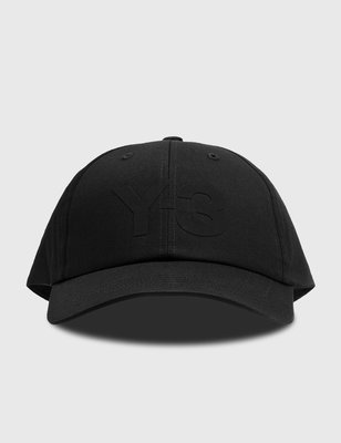 Y3 logo cap y-3 經典黑色鴨舌帽 老帽 愛迪達adidas