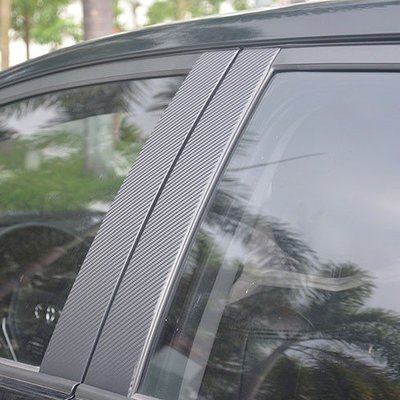 豐田 TOYTOA 11代 11.5代 12代 altis x   B柱 裝飾條 PC鏡面 卡夢色 中柱貼板 pc-概念汽車