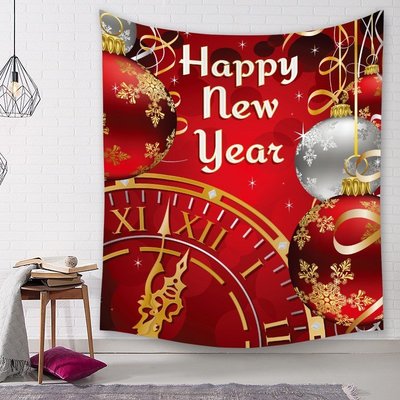 現貨熱銷-紅色聖誕新年壁毯掛毯 多種聖誕樹掛佈可選 北歐ins掛毯 爆款掛毯 掛布  拍攝布景 牆面裝飾 背景布爆款