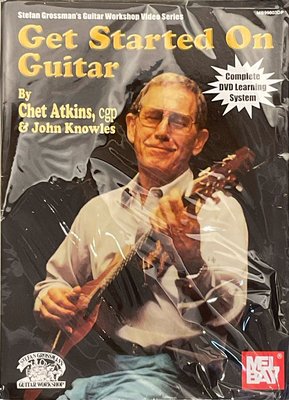 Fingerstyle指彈吉他音樂Chet Atkins Get Started On Guitar樂譜+DVD美版全新