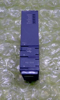 三菱Q系列 Q02UCPU RS-232 PLC 控制器 人機介面 伺服驅動器 伺服馬達 變頻器 工業主機 CPU主機板