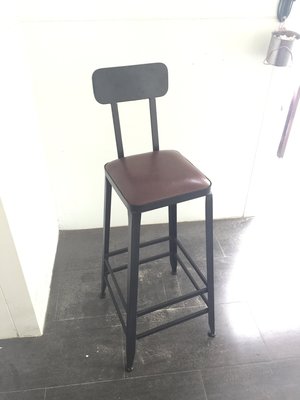 【 一張椅子 】LOFT美式工業倉庫風 中島椅 星巴克咖啡吧椅